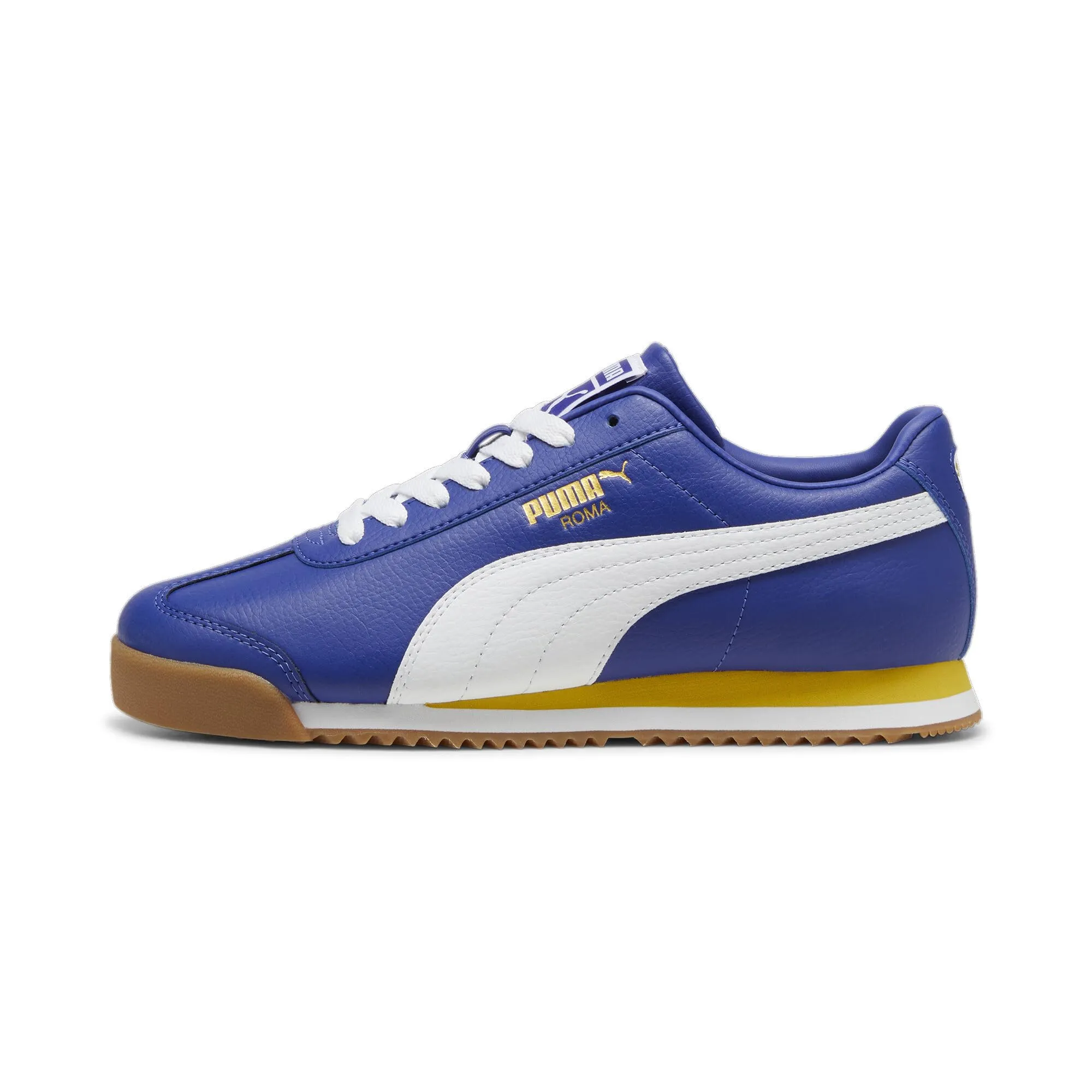 PUMA Men's Roma Sneaker, 24-Standard-Lapis Lazuli-Fresh Pear