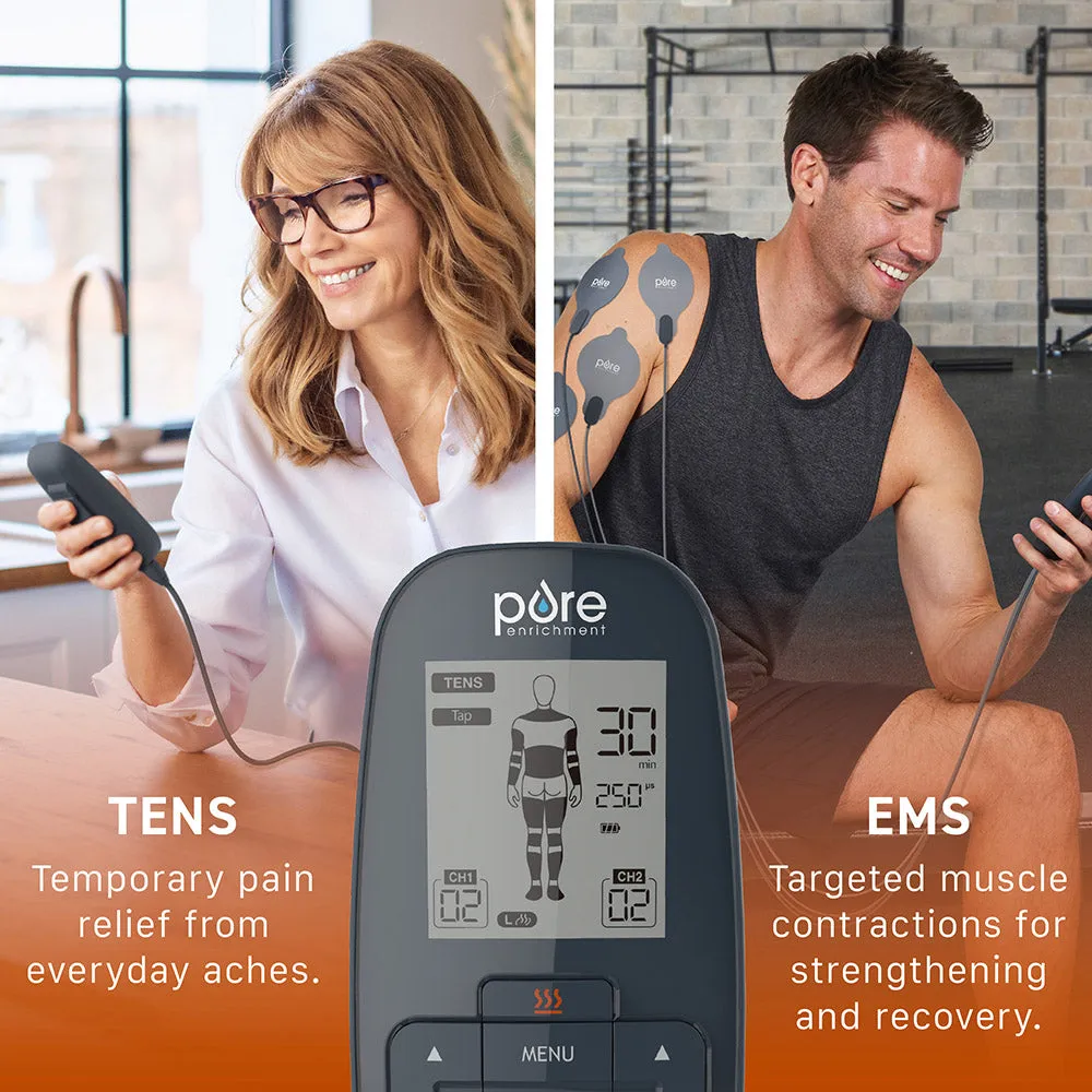 PurePulse™ Trio TENS & EMS Muscle Stimulator   Heat