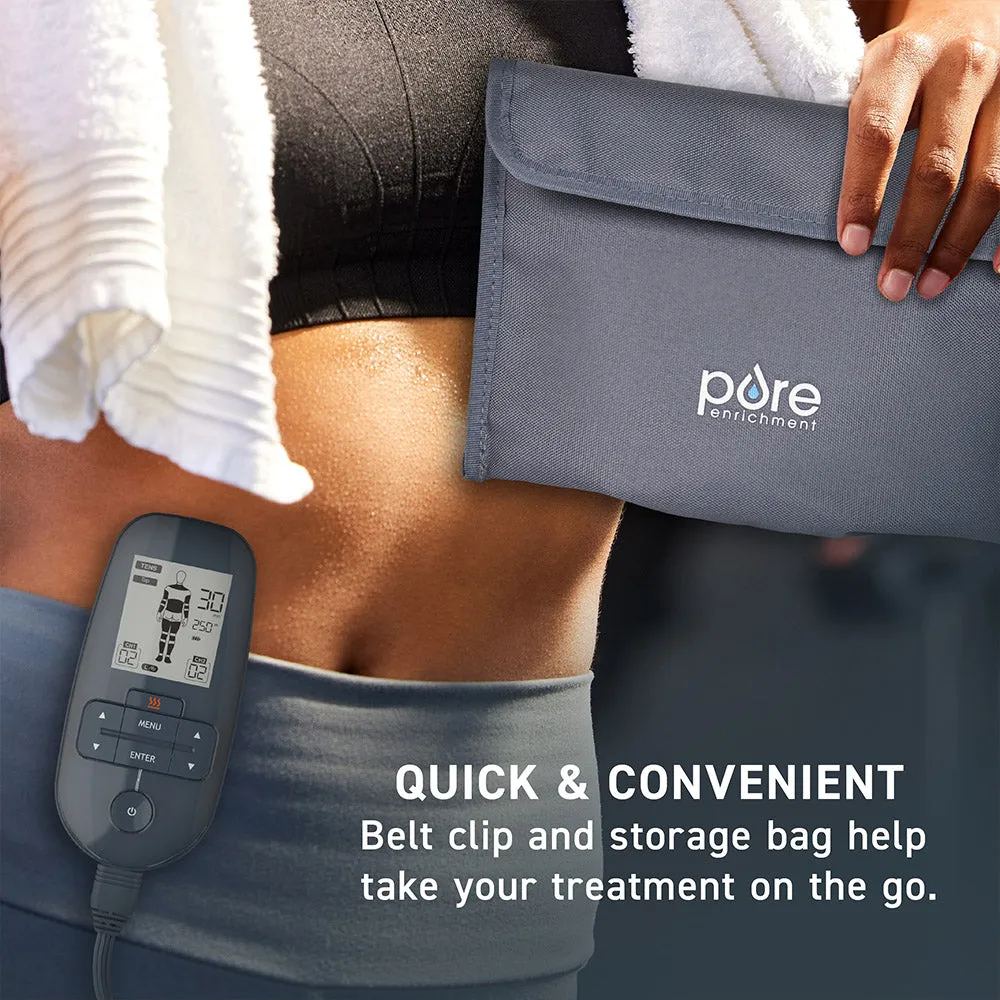 PurePulse™ Trio TENS & EMS Muscle Stimulator   Heat