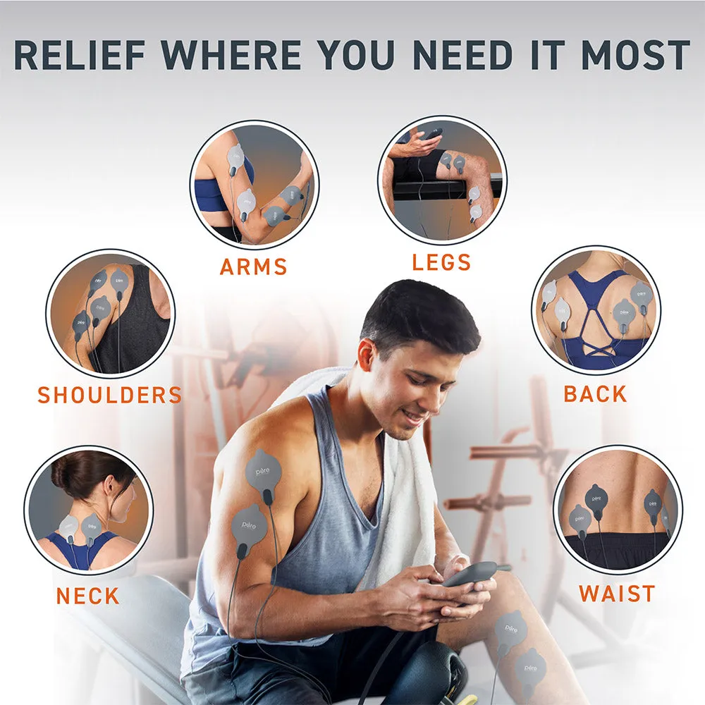 PurePulse™ Trio TENS & EMS Muscle Stimulator   Heat