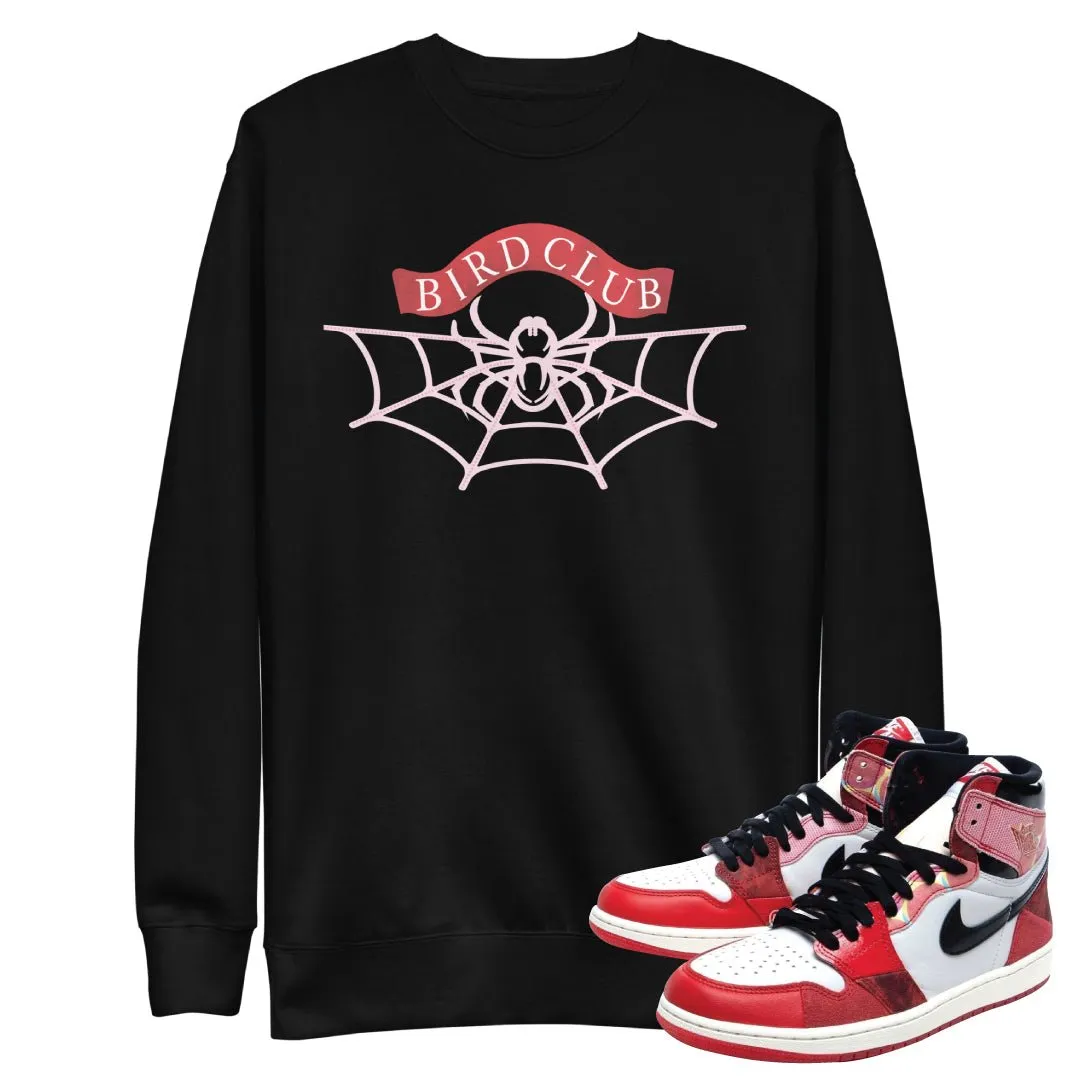 Retro 1 Spider Verse "WEB wings" Sweater