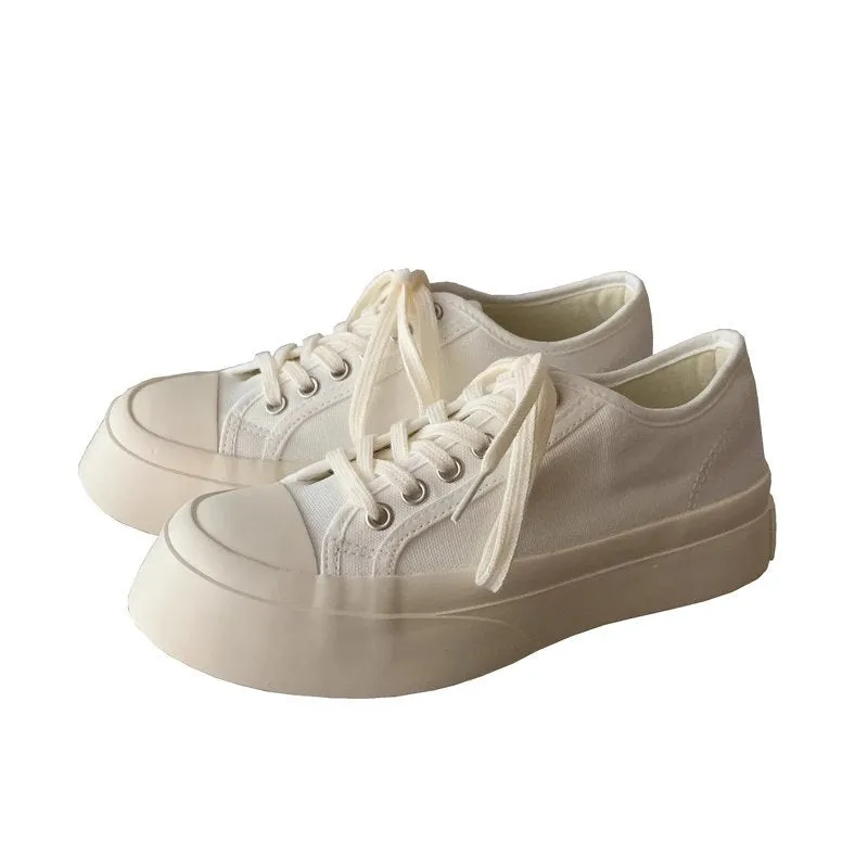 Retro Casual Canvas Thick Sole Sneakers