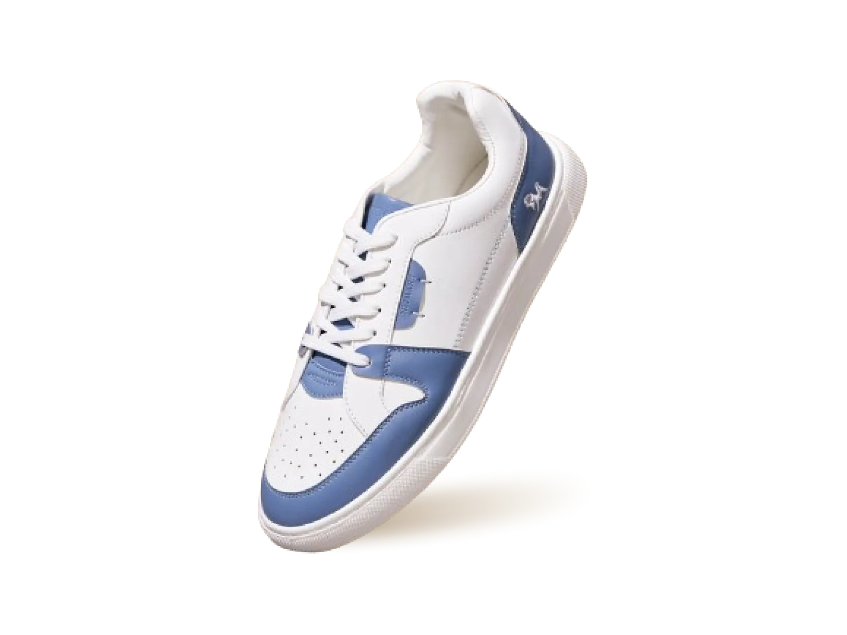 Retro Slick Sneakers : Blue and White