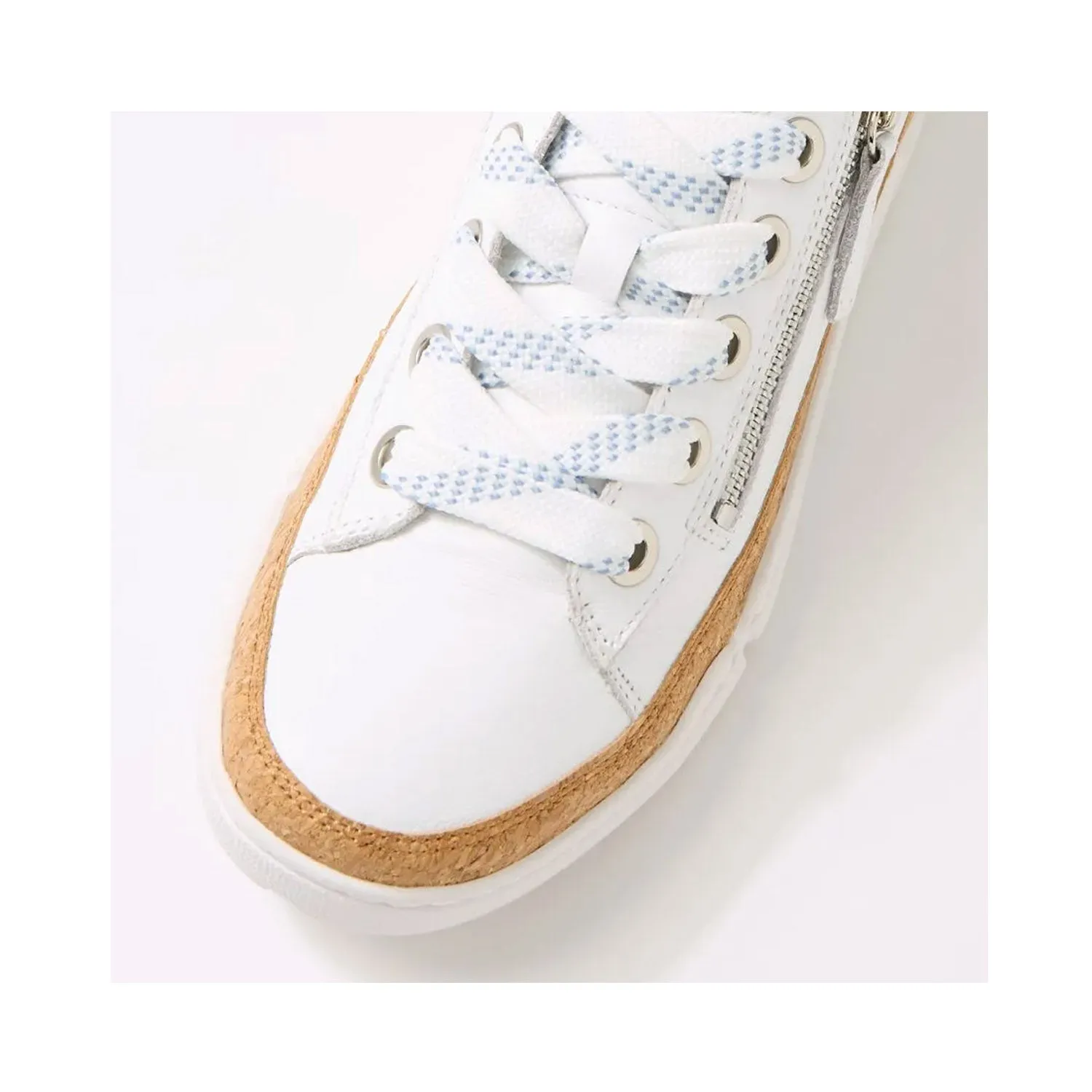 Shoe Torayne - White & Blue Denim