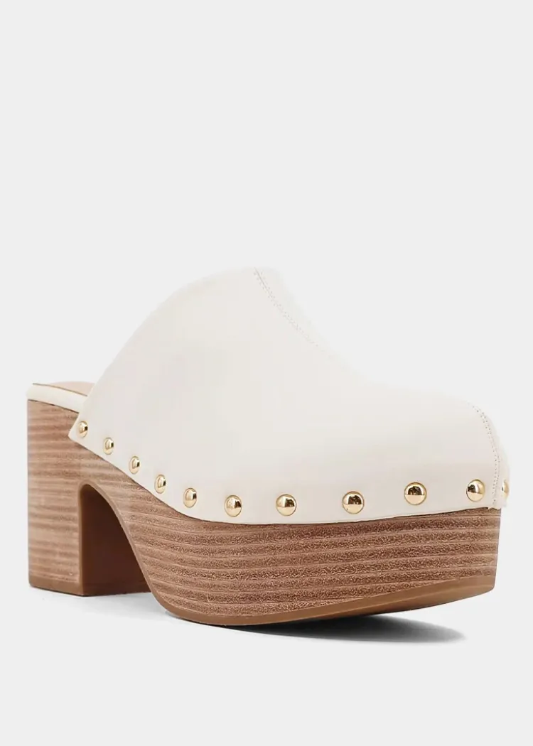 SHU Shop Gigi Clog- Bone