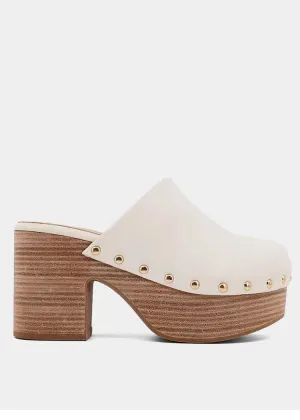 SHU Shop Gigi Clog- Bone