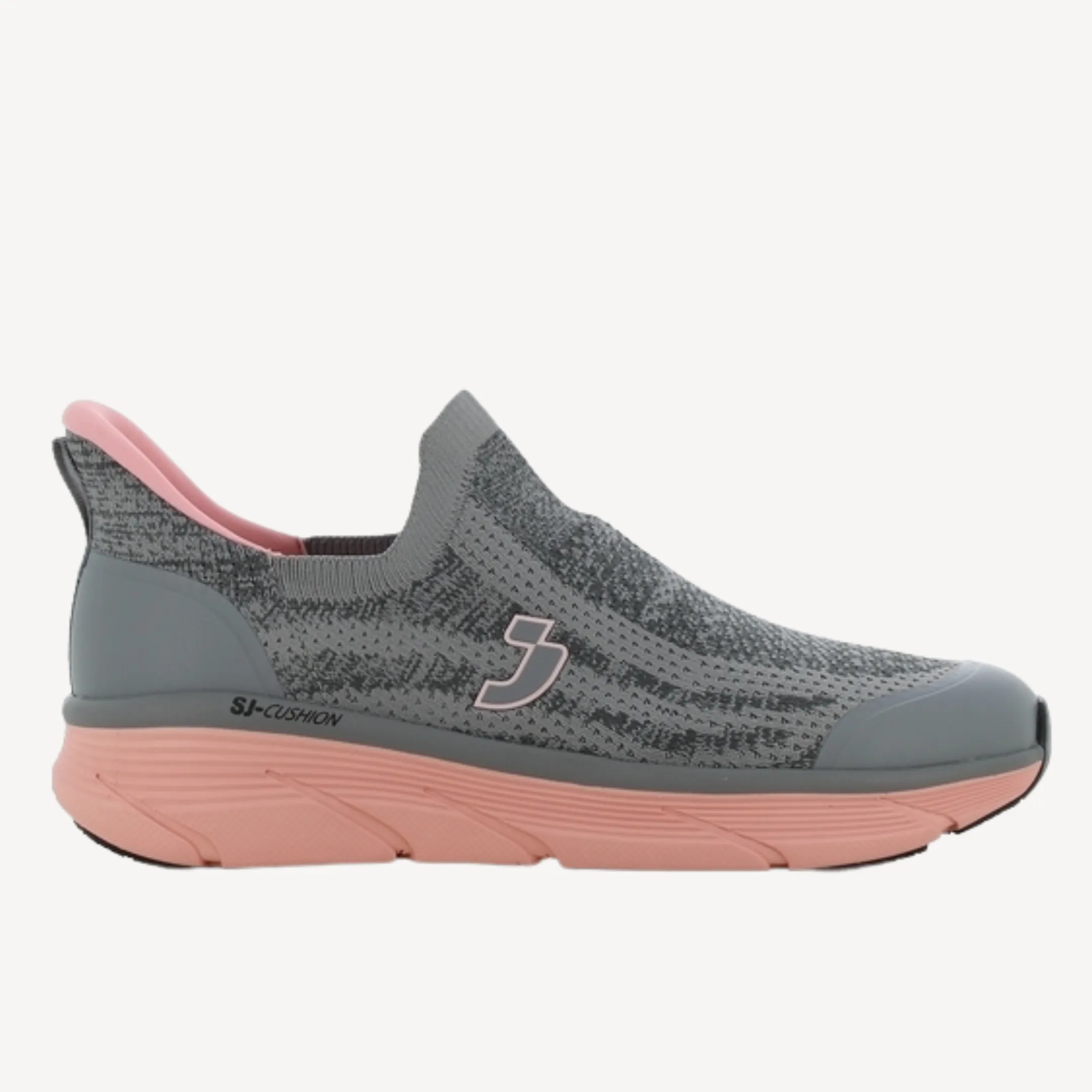 SJ Cushion Slip On Women Pink Grey