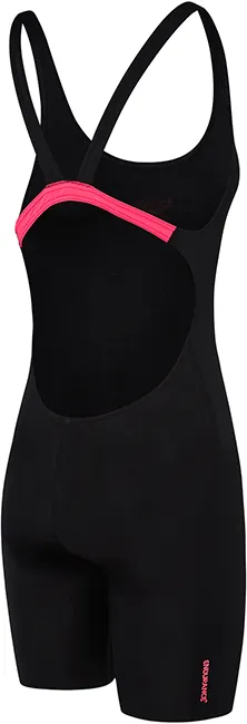 Speedo Girls Endurance  Leaderback Legsuit - Black