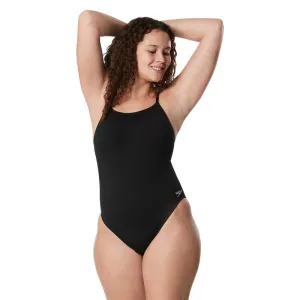 Speedo Solid Strappy Fixed Back