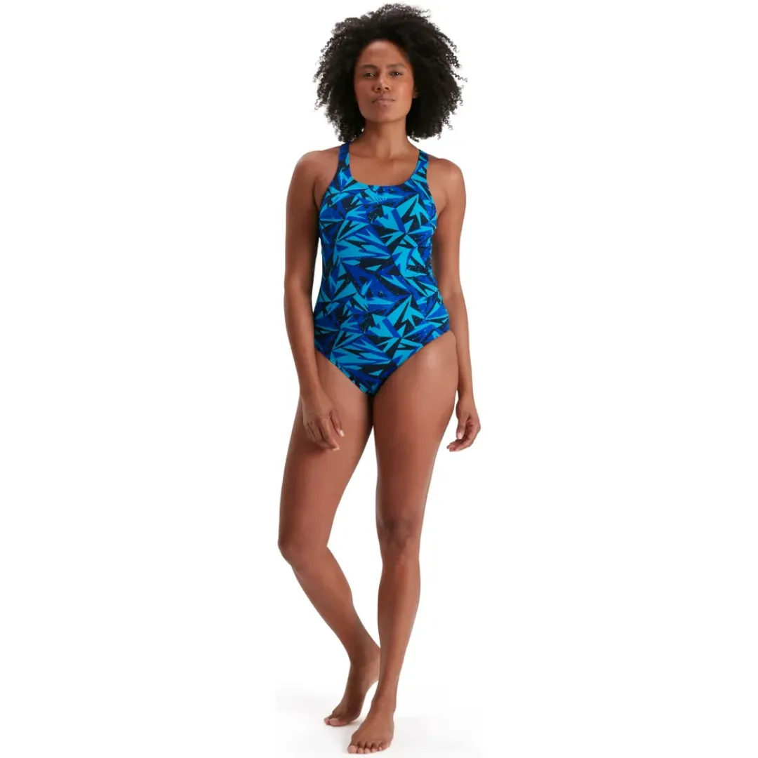 Speedo Womens Hyperboom Allover Medalist One Piece