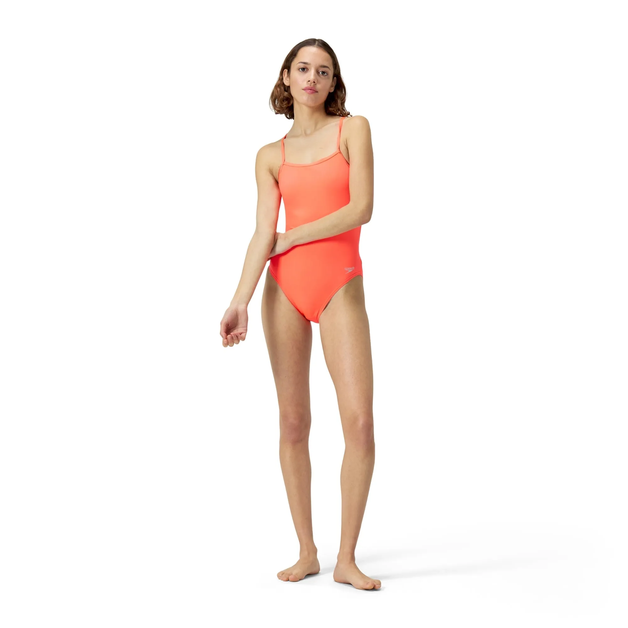 Speedo Women's Solid One Back One Piece Swimsuit