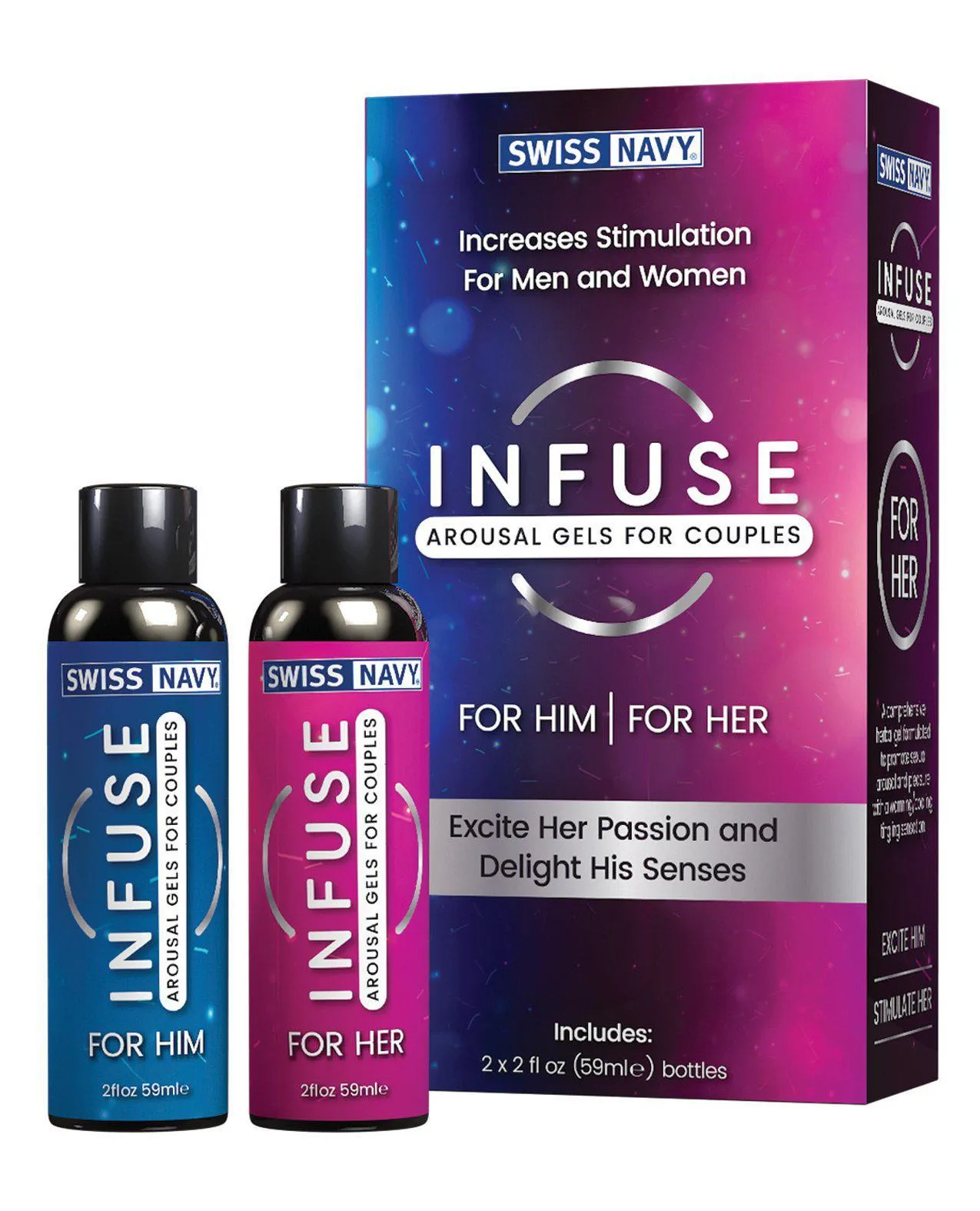 Swiss Navy Infuse Arousal Gels For Couples