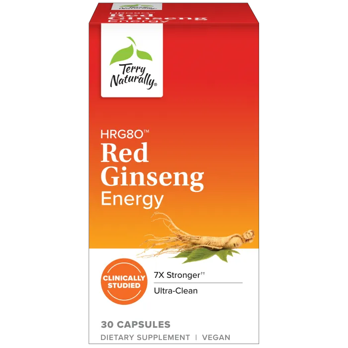 Terry Naturally (HRG80™) Red Ginseng Energy 30ct