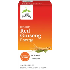 Terry Naturally (HRG80™) Red Ginseng Energy 30ct