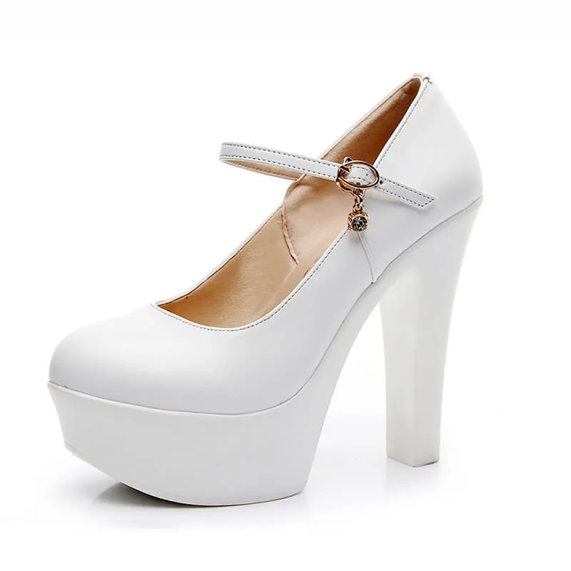 Uniwim Round Toe High Heels Shoes SE21631