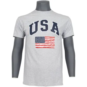 USA with American Flag T-Shirt