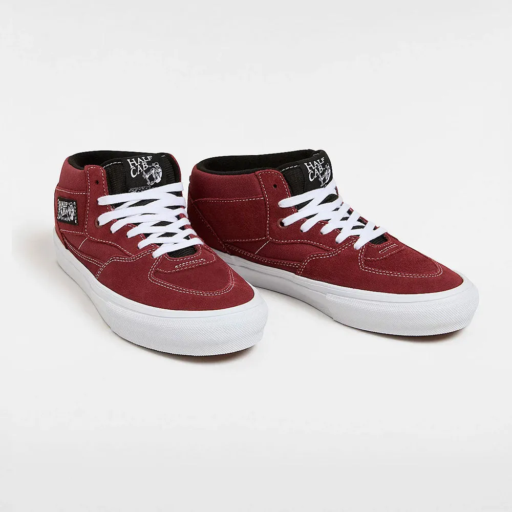 Vans 'Skate Half Cab' Skate Shoes (Burgundy / White)