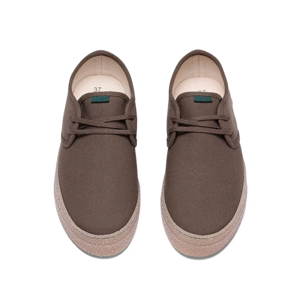 Vegan shoe khaki GOO010