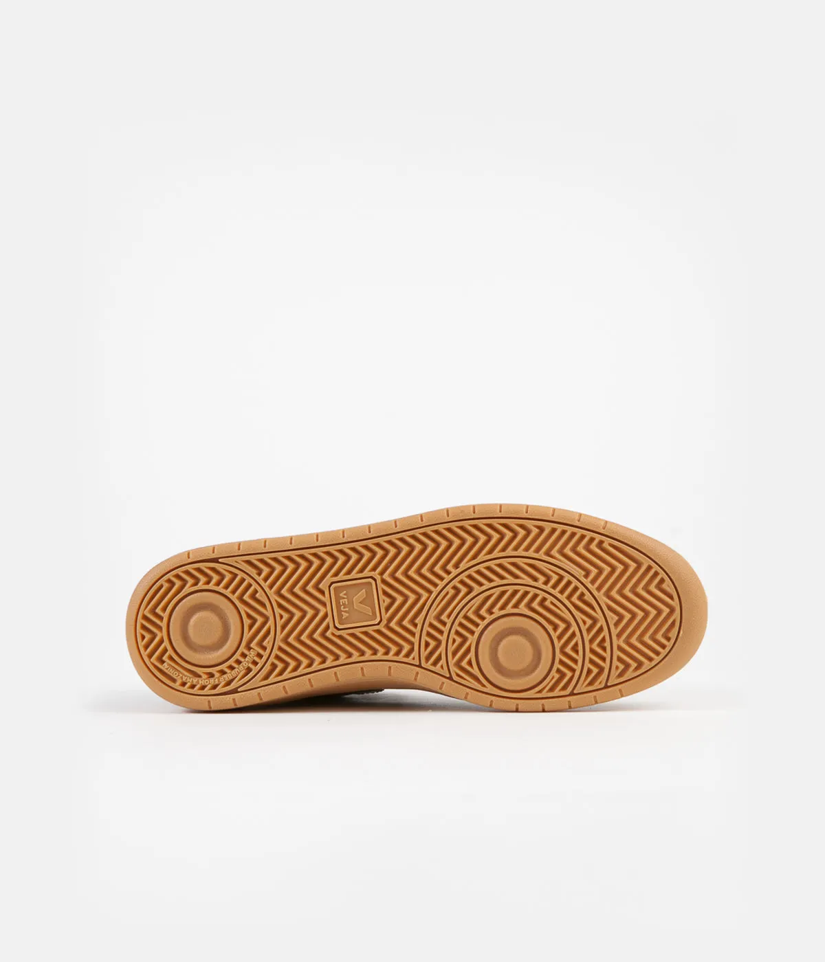 Veja Womens Roraima Suede Shoes - Brown / Black / Gum Sole