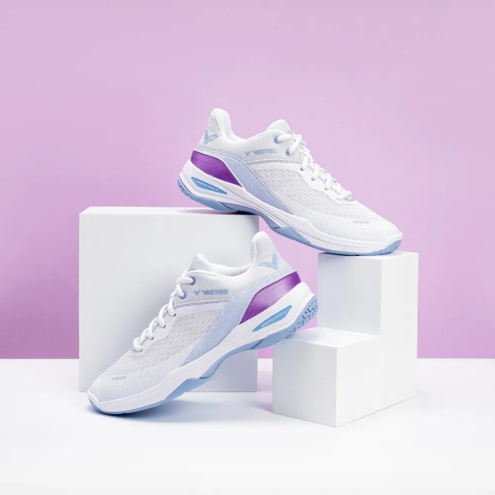 Victor [A900F AJ White/Purple] Court Shoes