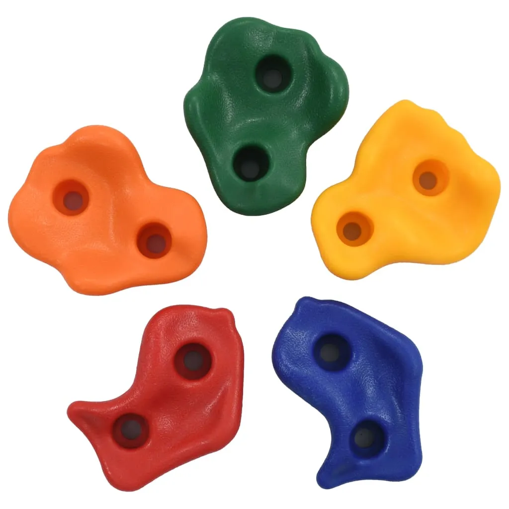 vidaXL Climbing Stones 10 pcs Multicolour PE