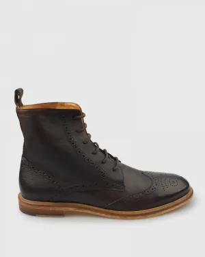 VINCENT & FRANKS VFW19B BROWN BROGUE BOOT