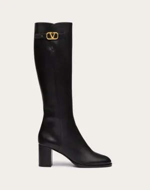 VLOGO SIGNATURE CALFSKIN BOOT 70MM