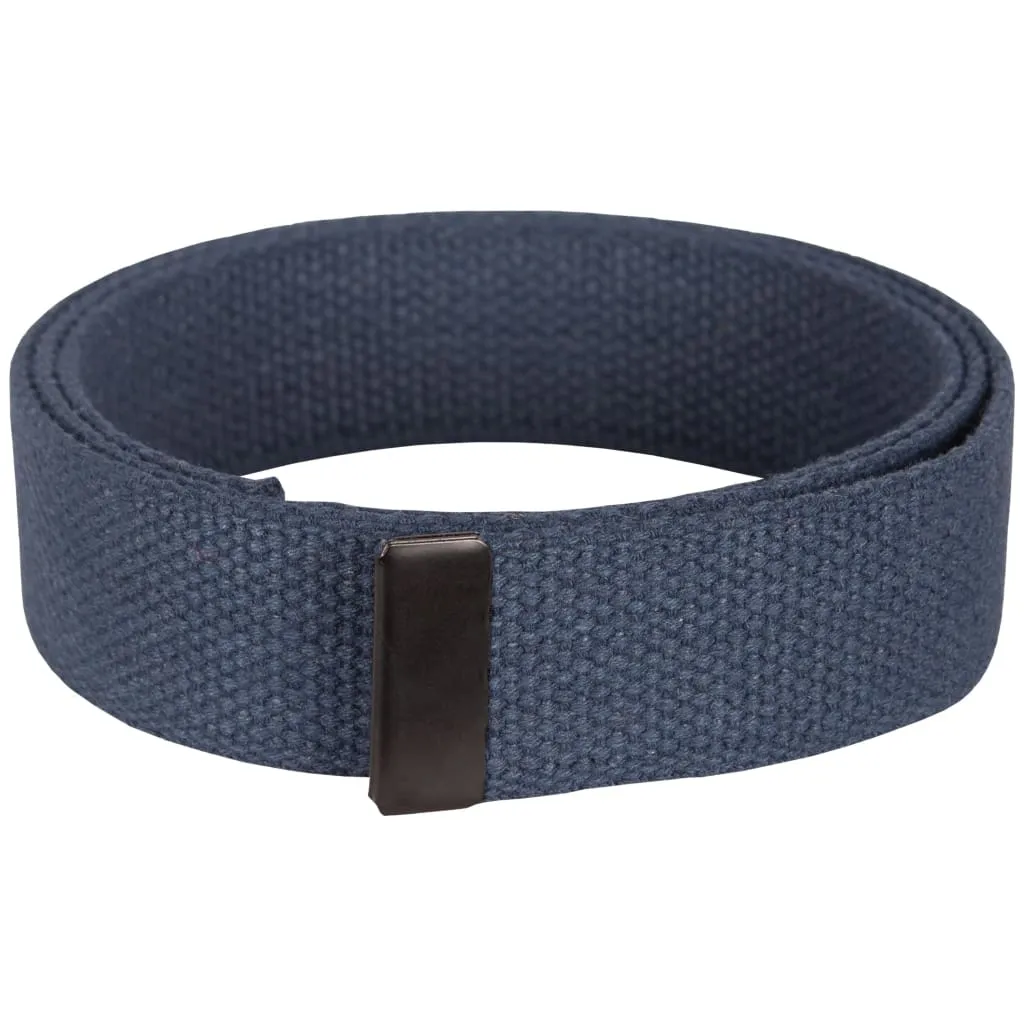 Web Belt with Black Open Face Buckle (Pack of 12)