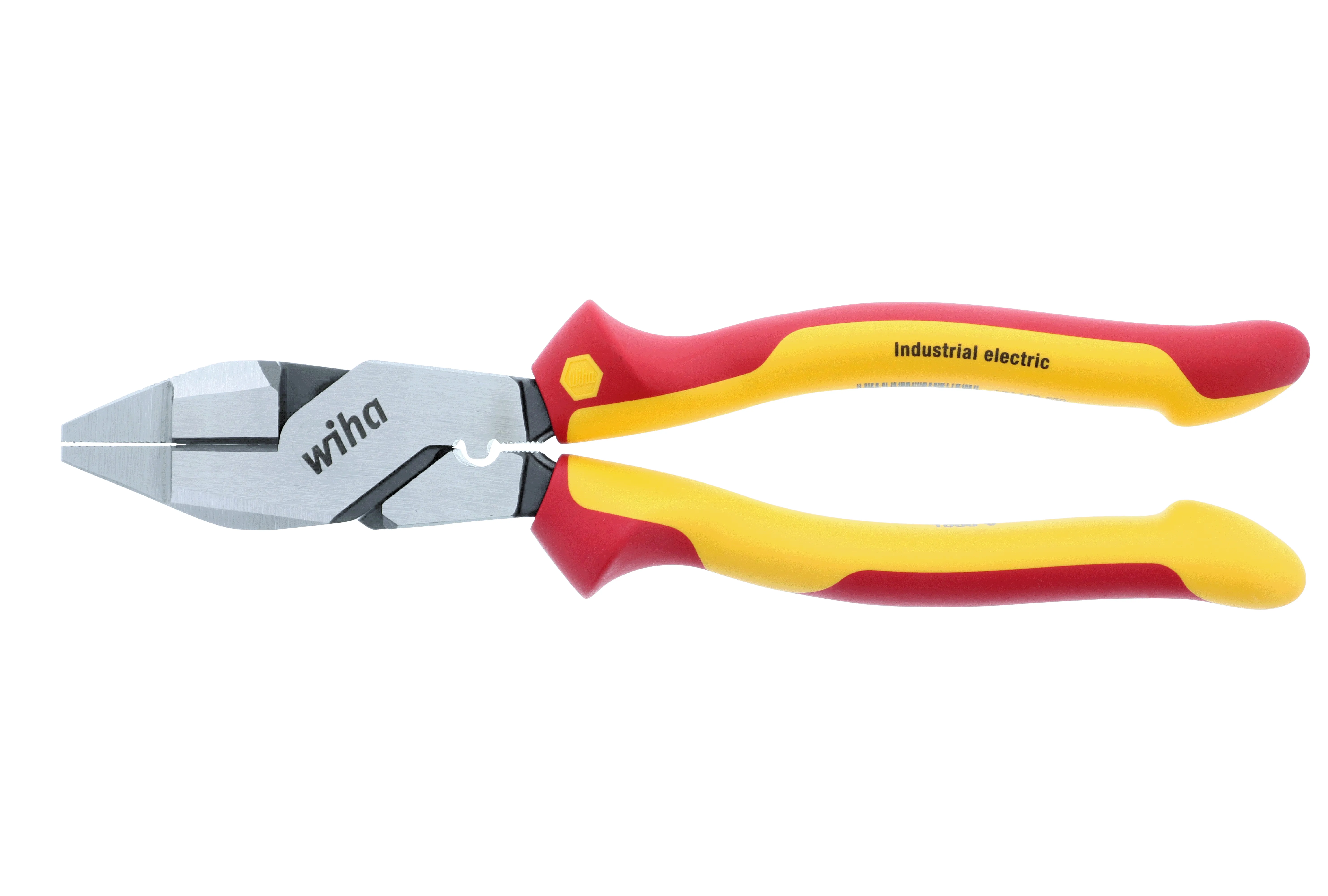 Wiha 32948 Insulated Industrial NE Style Lineman’s Pliers with Crimpers 9.5"