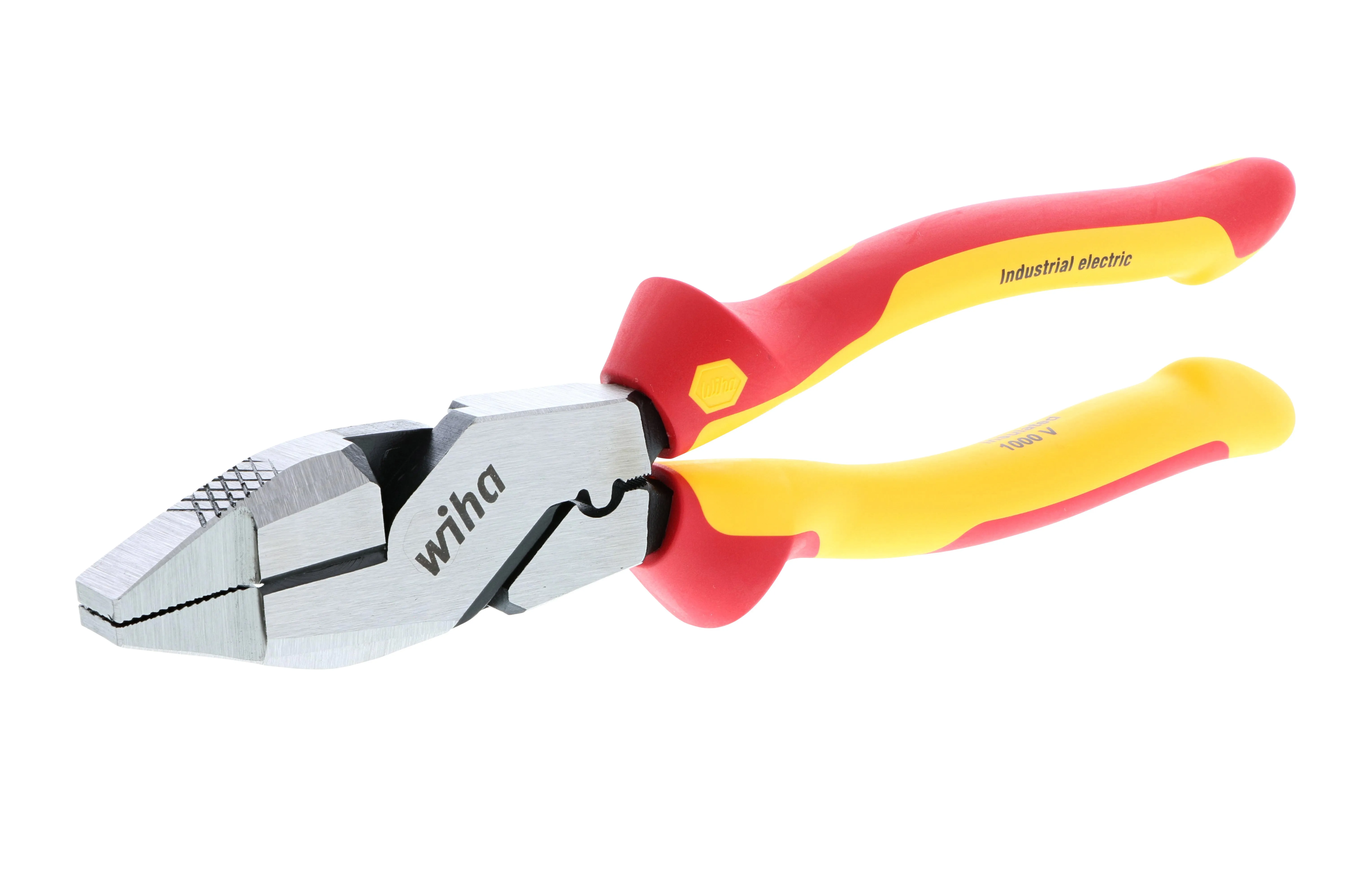 Wiha 32948 Insulated Industrial NE Style Lineman’s Pliers with Crimpers 9.5"