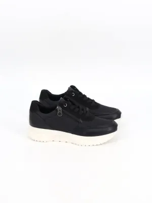 Women's Plain Sneakers,Black