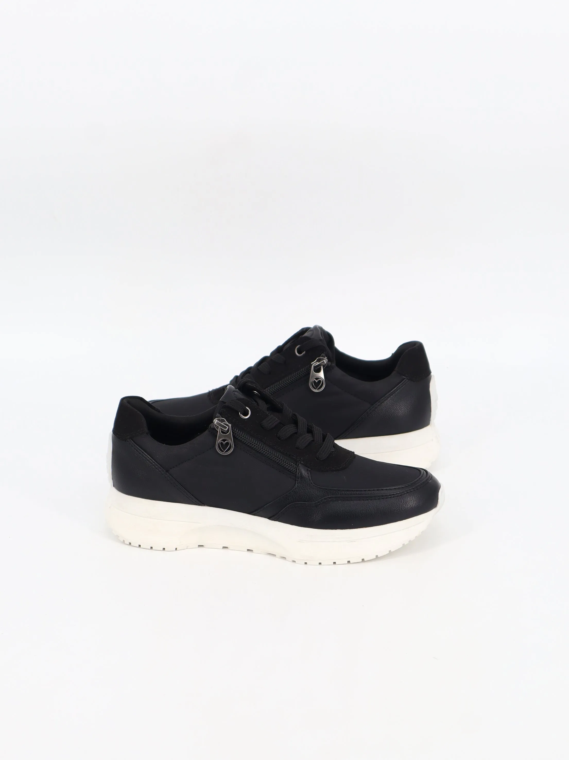 Women's Plain Sneakers,Black